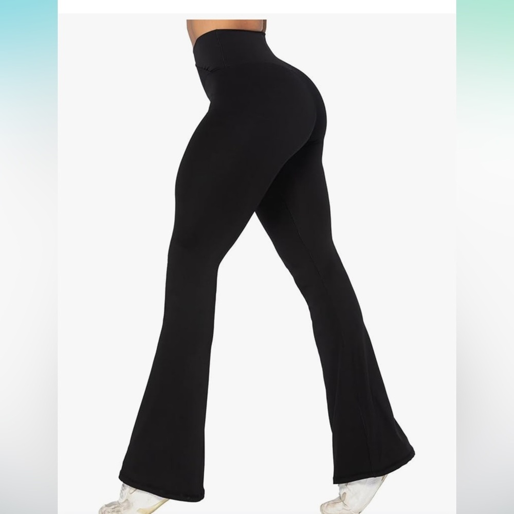 Seamless Crossover Flare Leggings